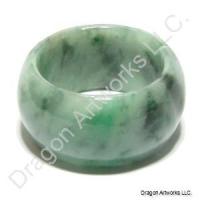 Chinese Green Jade Ring of Foresight