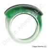 White Green Jade Ring of Mental Healing