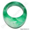 Chinese White Green Jade Ring of Appreciation