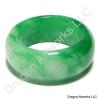 Superb White Green Chines Jade Ring
