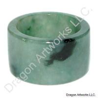 Green Jade Thumb Ring of Refinement